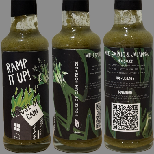 RAMP IT UP! Wild Garlic & Jalapeño Hot Sauce