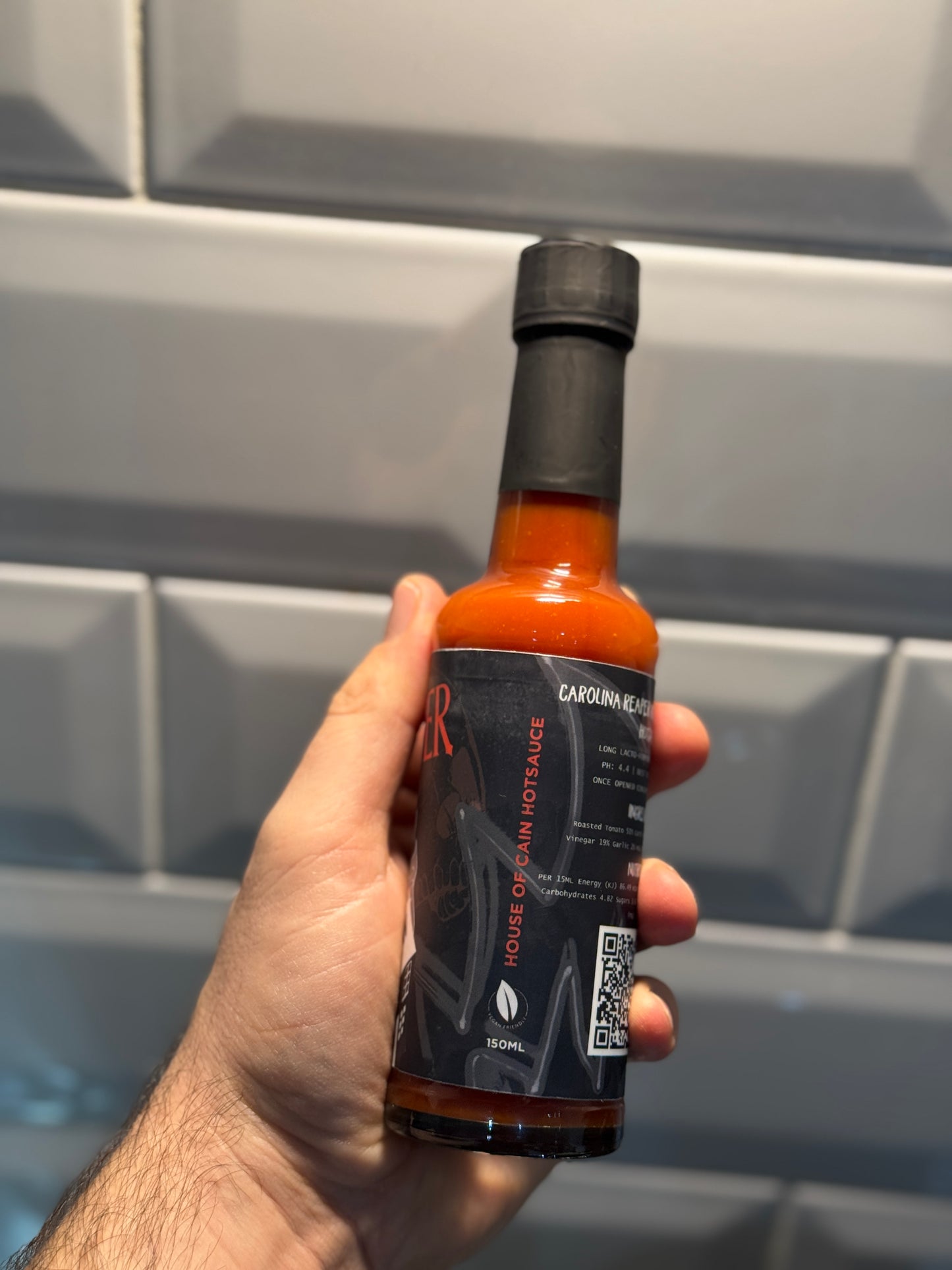 REAPER Carolina Reaper, Roasted Tomato and Garlic Hot Sauce